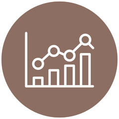 Data Analytics line icon style