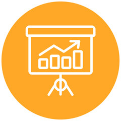 Presentation Line Icon Style