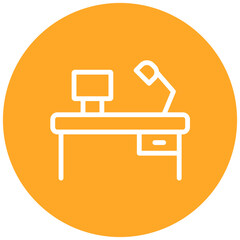 Workspace Line Icon Style