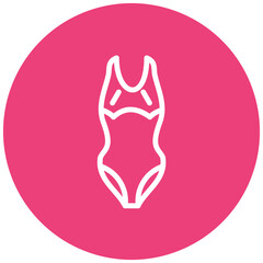 Swimsuit Line Icon Style