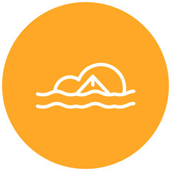 Foggy Line Icon Style