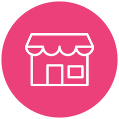 Store Line Icon Style