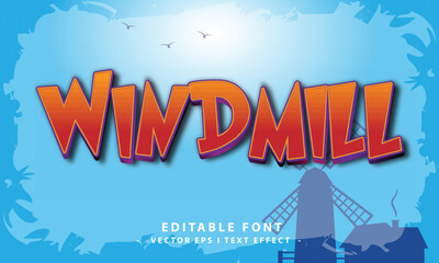 Obraz premium Cool Cartoon Iceberg Text Effect for Creative Design