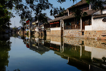 Obraz premium Scenery of Nanxun Ancient Town in Zhejiang, China