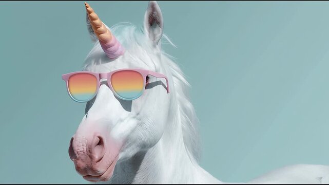 Unicorn with Sunglasses