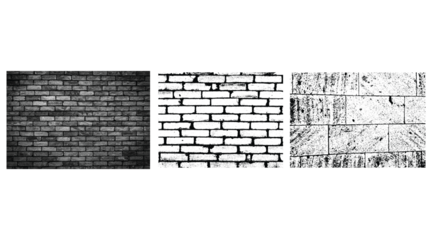 Grungy distressed textured abstract pattern with horizontal lines and rough surface isolated on transparent background