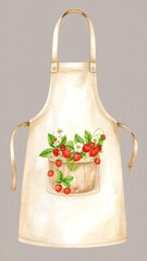 Strawberry Apron Design