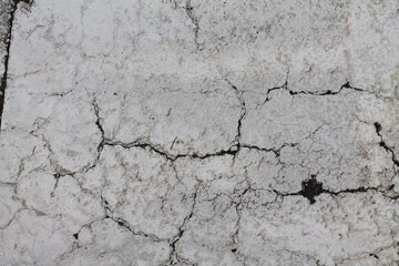 old cracked wall