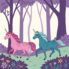 seamless pattern with deer