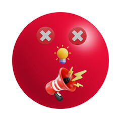 cute cartoon smiley emoji red