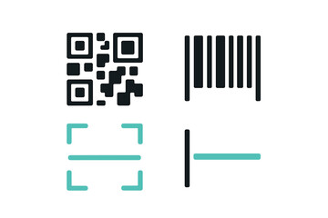 Different types of codes used for scanning products and information in various applications
