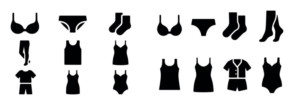 Underwear Icons Grid