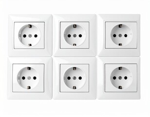 **Close-up Comparison of Electrical Wall Sockets and Automotive Spark Plug Sockets**