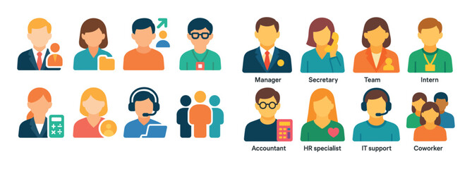 Office Roles Icons