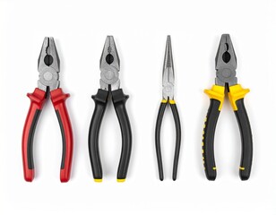 Fototapeta premium **Various Pliers: Combination, Needle-Nose, and Lineman's**
