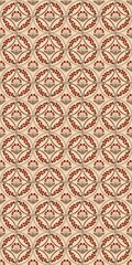 Fototapeta premium Autum Winter Pattern Background Illustration For Cover, Banner, Notes. Fall Winter Aesthetic Background. Plant And Flower Pattern Background.