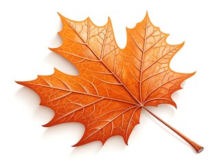 Naklejka premium 3d maple leaf