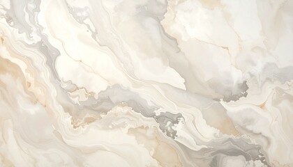Subdued vintage marble texture wallpaper in beige and gray tones