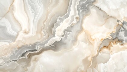 Subdued vintage marble texture wallpaper in beige and gray tones