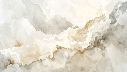 Subdued vintage marble texture wallpaper in beige and gray tones