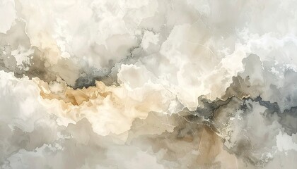 Subdued vintage marble texture wallpaper in beige and gray tones