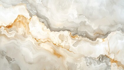 Subdued vintage marble texture wallpaper in beige and gray tones