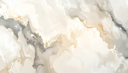 Subdued vintage marble texture wallpaper in beige and gray tones