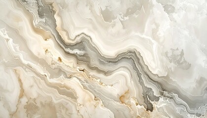 Subdued vintage marble texture wallpaper in beige and gray tones