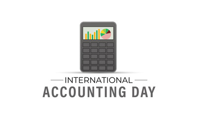 International Accounting Day, observed on November 10, honors accountants’ contributions to business, finance, and economy. Template for background, banner, poster design. Holiday concept banner.