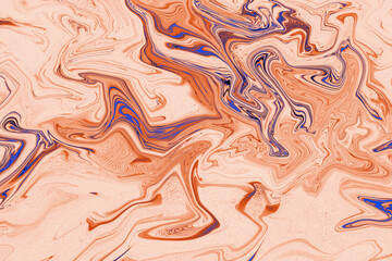 Colorful liquid abstract background. Marble style background. Abstract pattern in liquid style