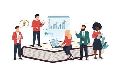 Business and Office Space Concept Process Vector Illustration AI EPS PNG JPEG
