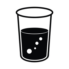 Beaker With Liquid Icon