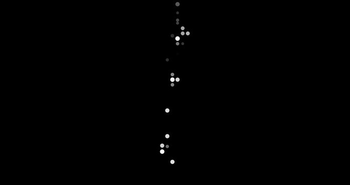 Circles Forming Abstract Map of Chile