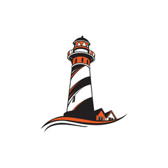 lighthouse vector illustration