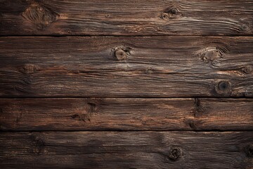 Naklejka premium Dark weathered wood planks textured