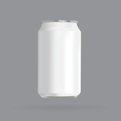 beverages can isolated flat vector