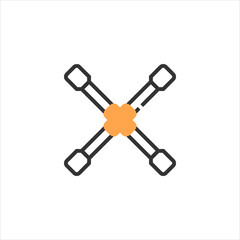 Crossed Wrenches