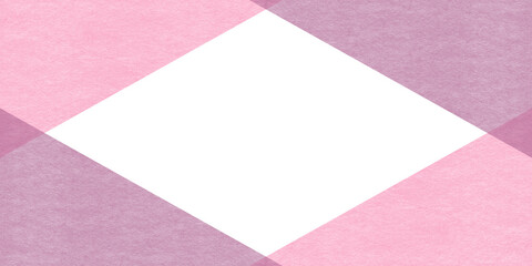 ピンク色の和を感じる幾何学的な背景フレーム