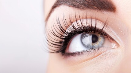Obraz premium Eye Care & Optical Beauty: Macro Eyelash Shots, Skin-Healthy Cosmetics & Human Vision-Inspired Looks