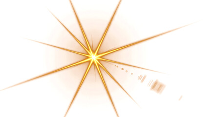 Radiant golden starburst shines brightly, illuminating energy and hope with stellar cosmic light