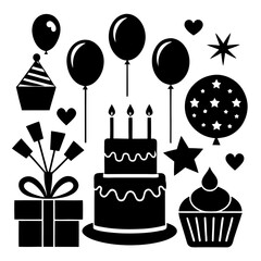 Birthday Party Silhouette