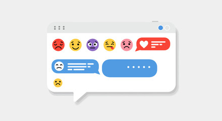 Text interface with expressions