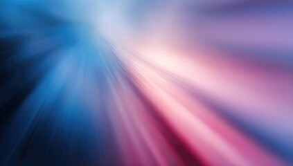 Abstract vibrant burst of blues and pinks