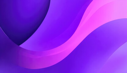 Abstract wavy gradient background in vibrant purple and pink