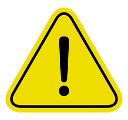 Warning danger sign symbol transparent PNG