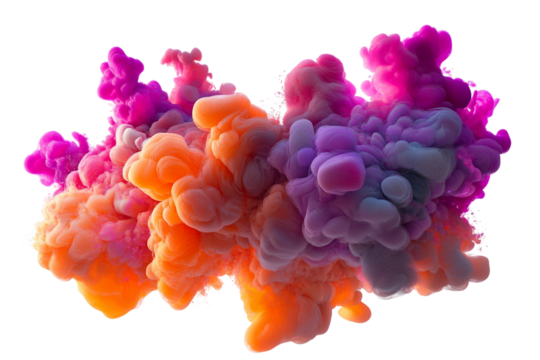 Minimal Blob Shape Graphics Isolated on Transparent Background