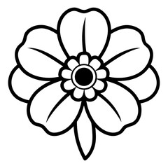Anemone Bloom Vector