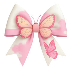 Charming butterfly bow adds whimsical flair to any creative project