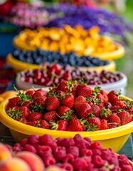 Fresh fruit display