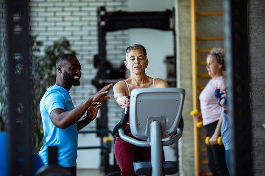 Fitness training session